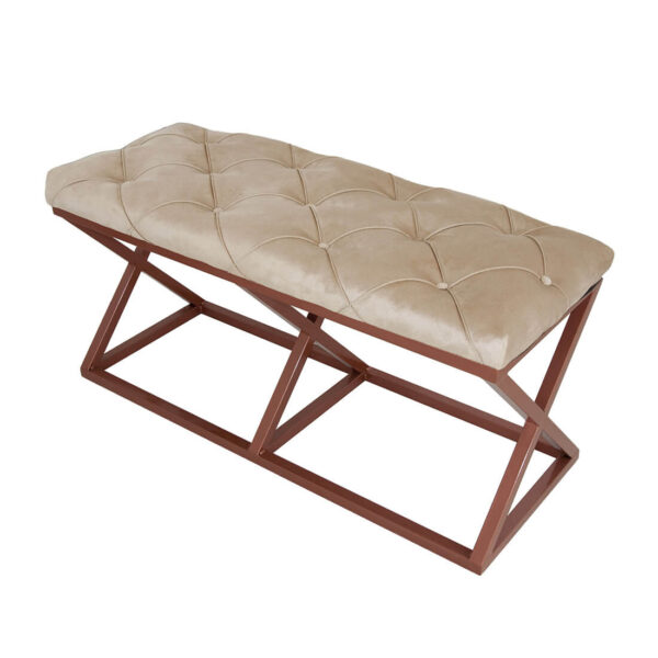 Bakır - Krem Bench Puf