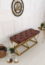 Gold Bench Puf - Görsel 2