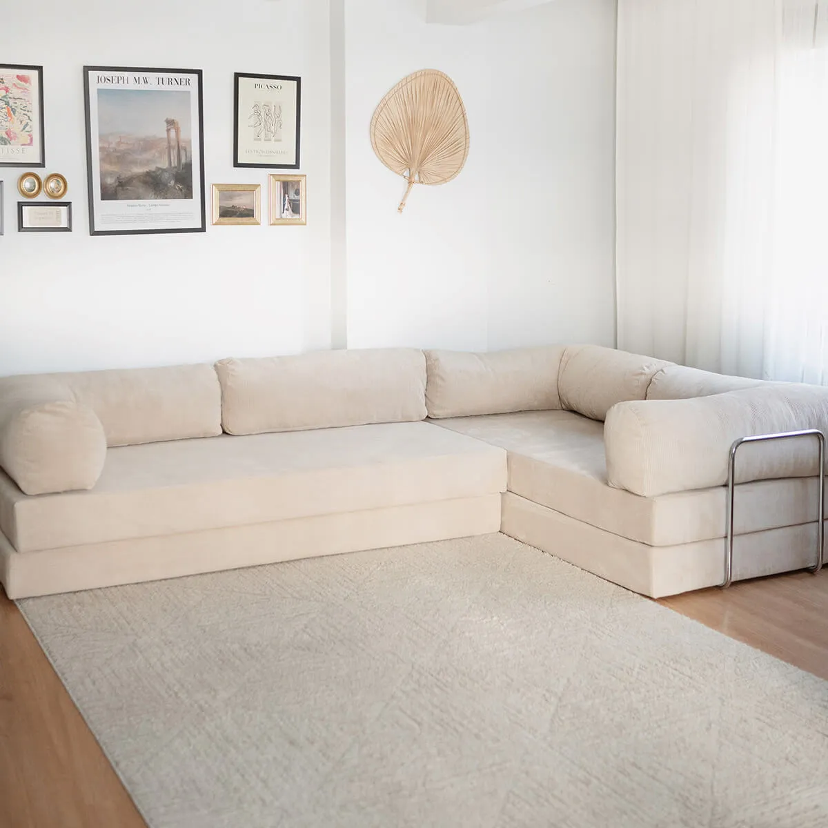 NOOK Modüler L Köşe Koltuk | Bej - Görsel 4