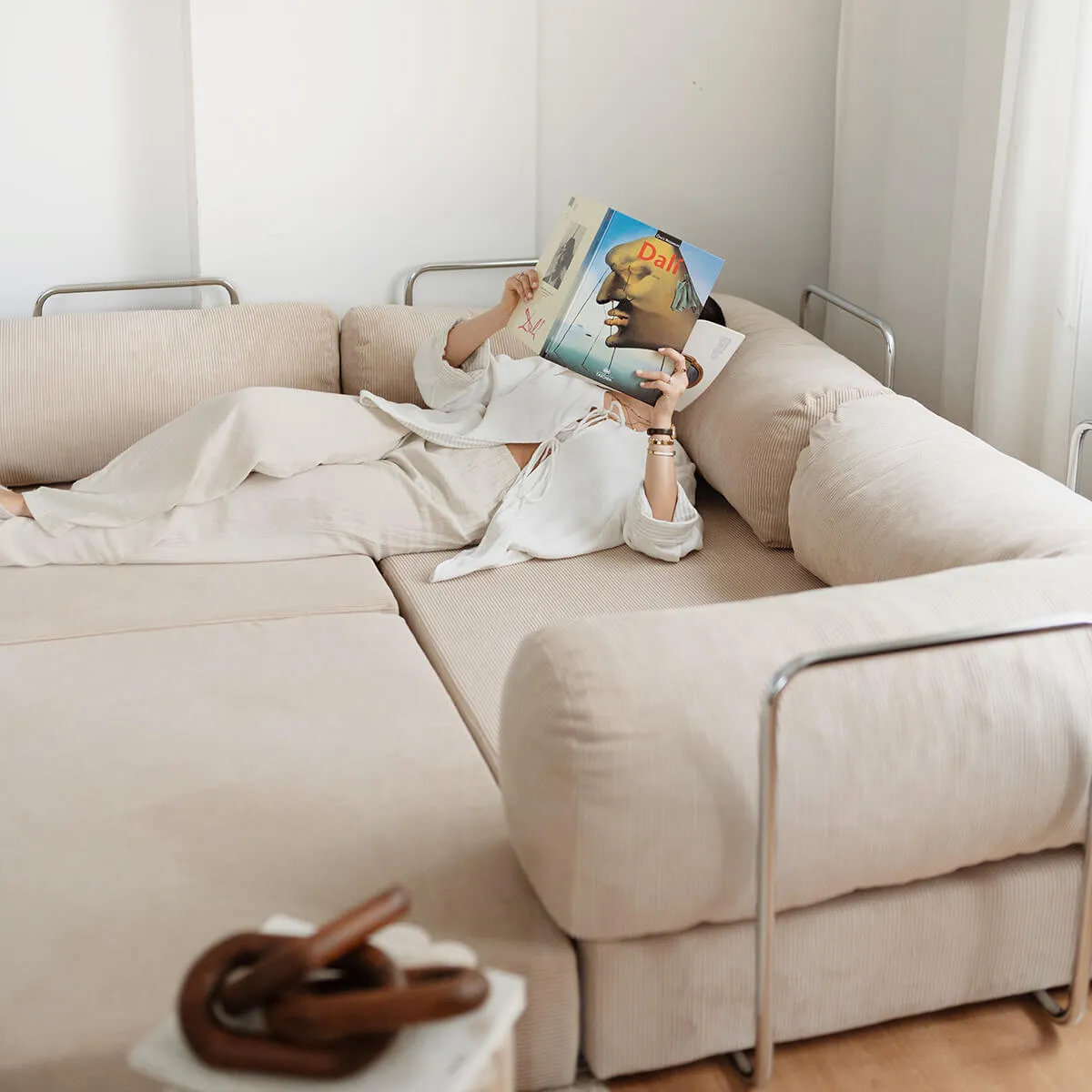NOOK Modüler L Köşe Koltuk | Bej - Görsel 5