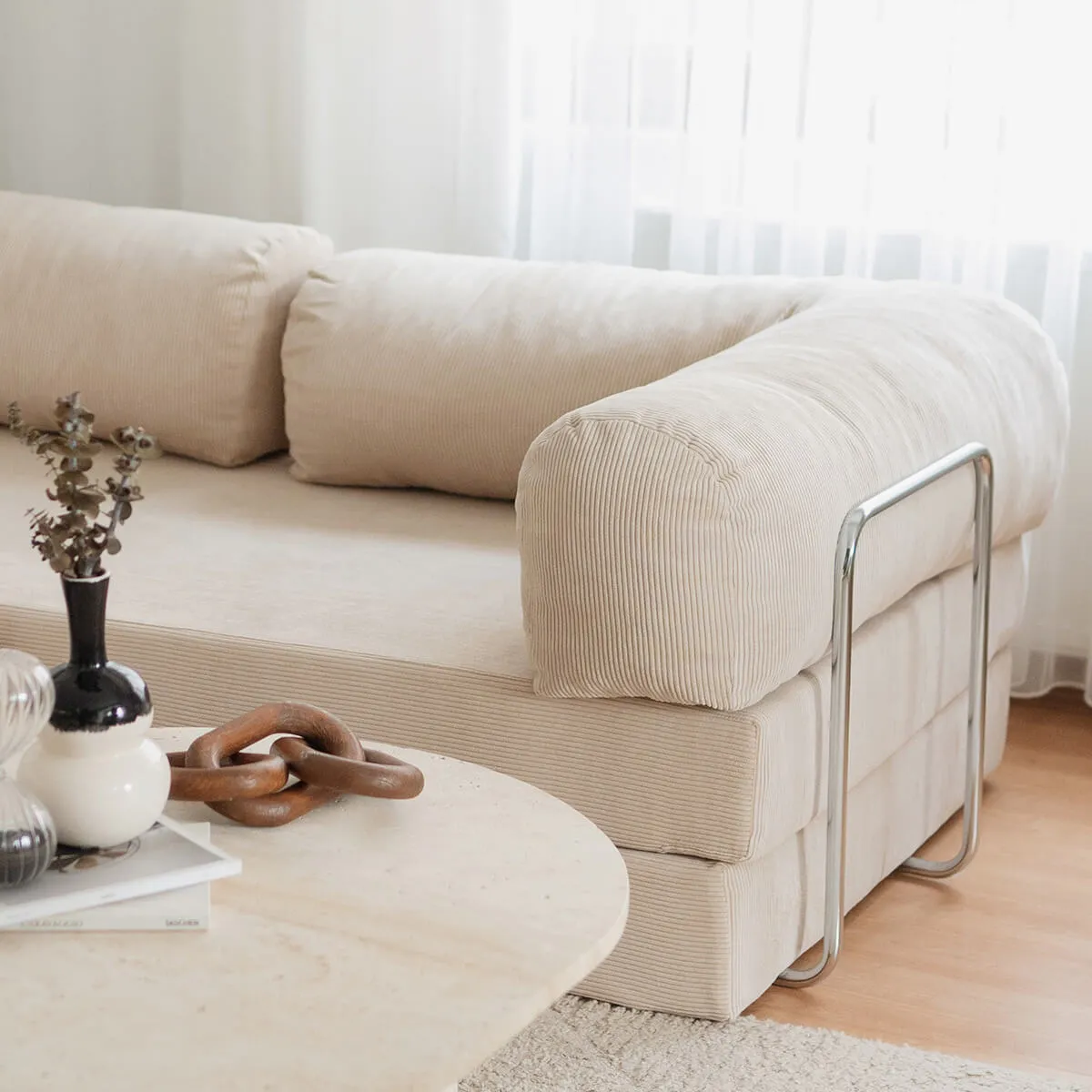 NOOK Modüler L Köşe Koltuk | Bej - Görsel 7