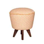 Turuncu Retro Puf