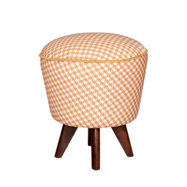 Turuncu Retro Puf