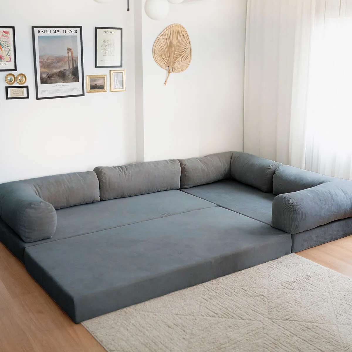 NOOK Modüler L Köşe Koltuk | Antrasit - Görsel 2