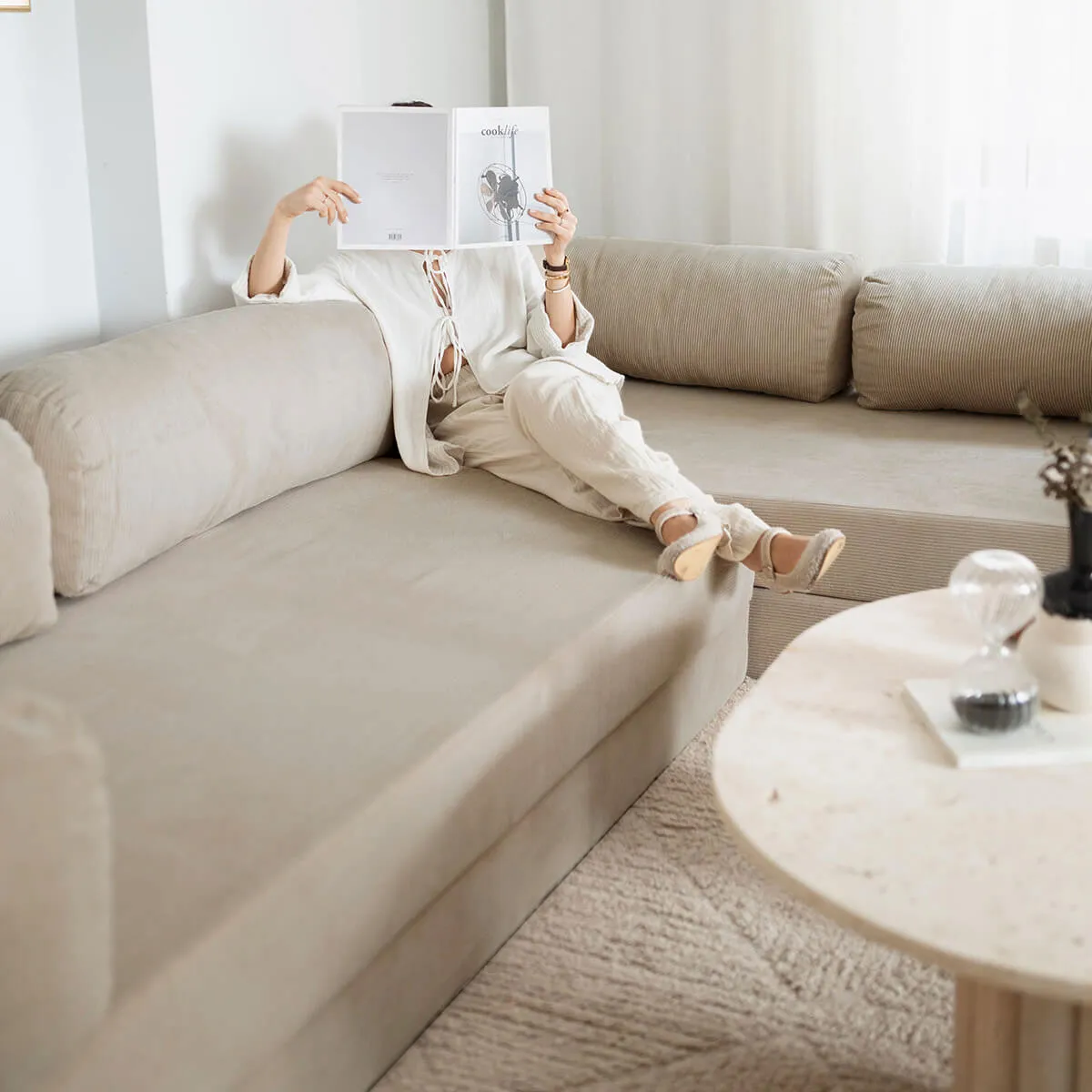 NOOK Modüler L Köşe Koltuk | Gri - Görsel 4