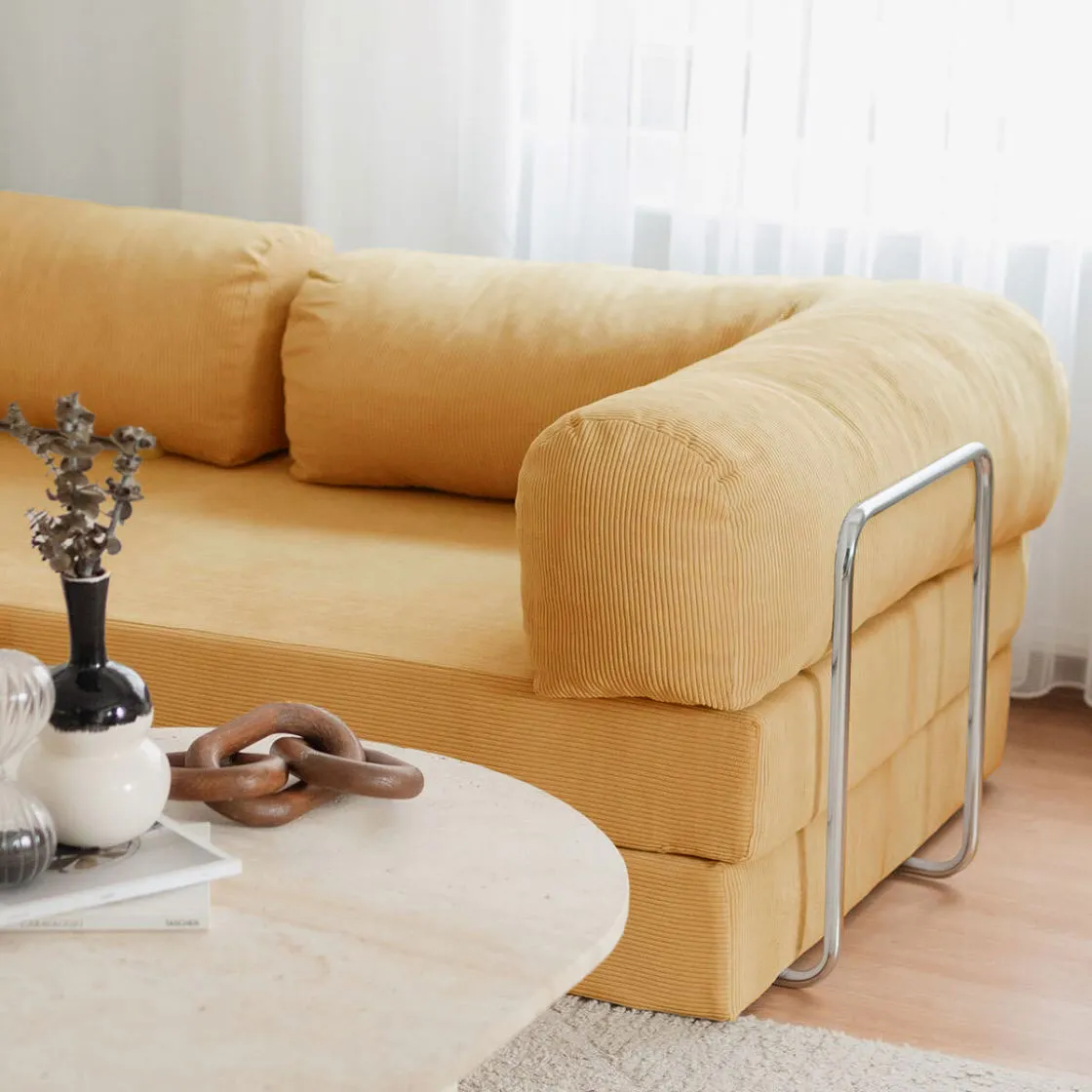 NOOK Modüler L Köşe Koltuk | Sarı - Görsel 5