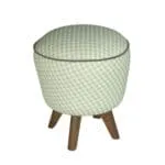 Gri Retro Puf