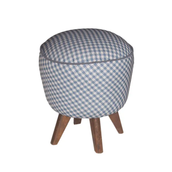 Mavi Retro Puf