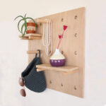 Pegboard 50x50cm Kare Açık Raf Sistemi - Görsel 3