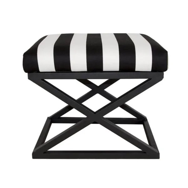 Siyah Çapraz Ayaklı Zebra Puf