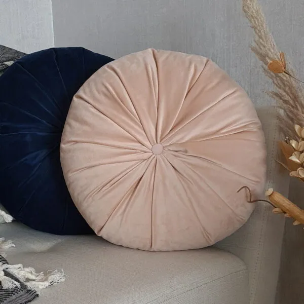 Pudra Yuvarlak Kırlent
