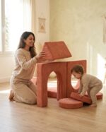 PUZZLE Nar Çiçeği Kapı ve Pencere Oyun Minderi - Görsel 4